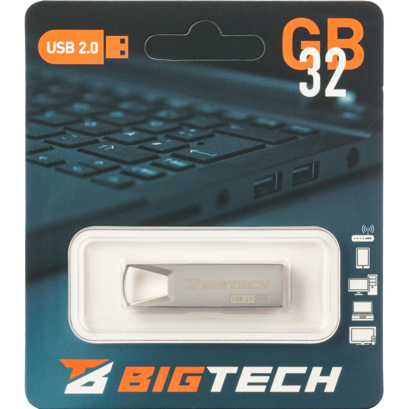 Флеш-память BigTech UFD015, USB2.0, 32GB - фото 4