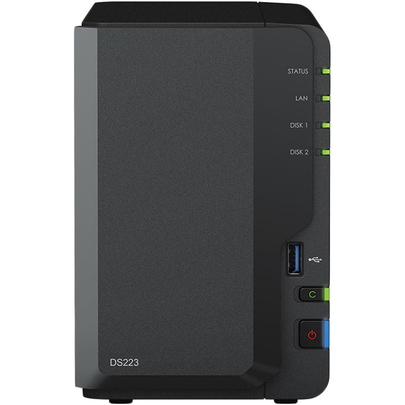 Сетевое хранилище Synology DS223 2x2.5/3.5 SATA/Realtek RTD1619B/2GB DDR4 - фото 2