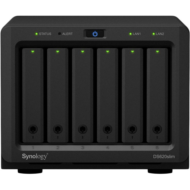 Сетевое хранилище Synology DS620slim 6x2.5 SATA/Celeron J3355/2GB DDR3L - фото 2