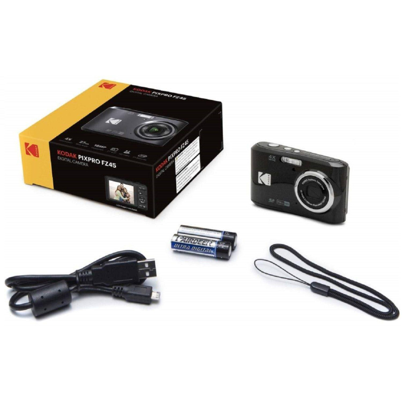 Фотоаппарат Kodak FZ45 Black, 4-х кратный опт зум, 16Мп, питание АА - фото 8