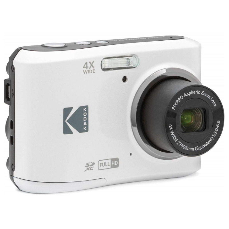 Фотоаппарат Kodak FZ45 White, 4-х кратный опт зум, 16Мп, питание АА - фото 8