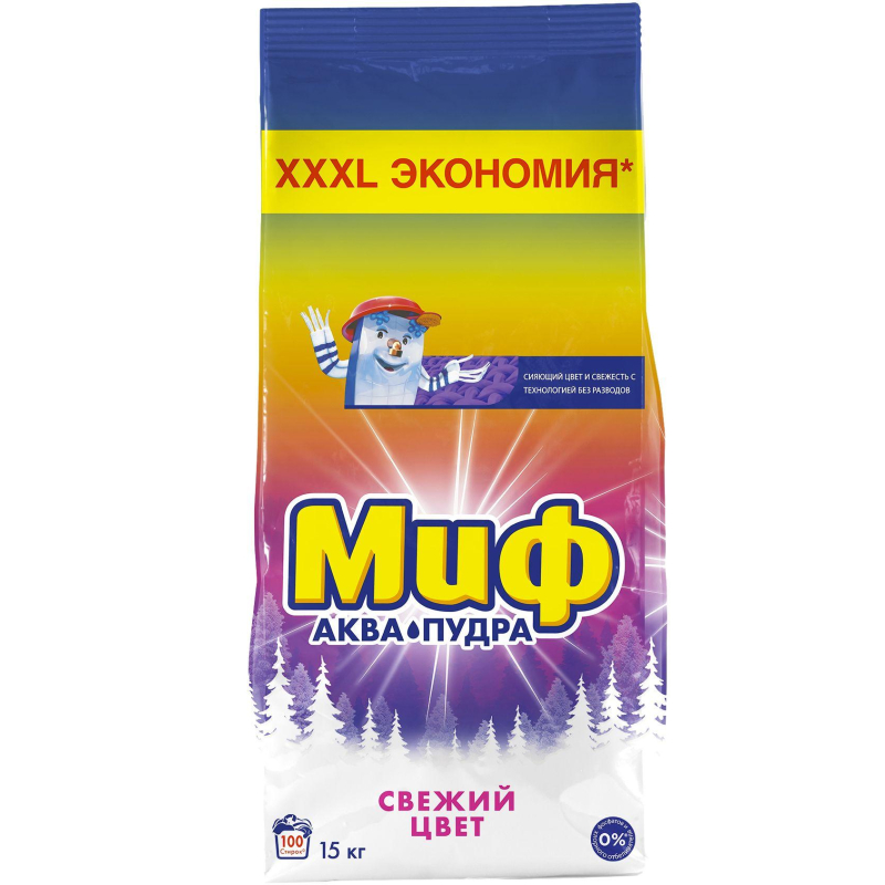 Порошок стиральный МИФ  Автомат Свежий цвет 15кг - фото 1