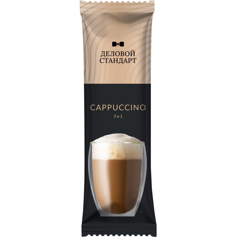 Кофе Деловой Стандарт порционный 3в1 Cappuccino, 18грх50шт/уп - фото 1