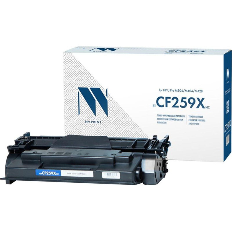 Картридж лазерный NVP NV-CF259XNC чер. БЕЗ ЧИПА для HP M304/M404/M428 - фото 1