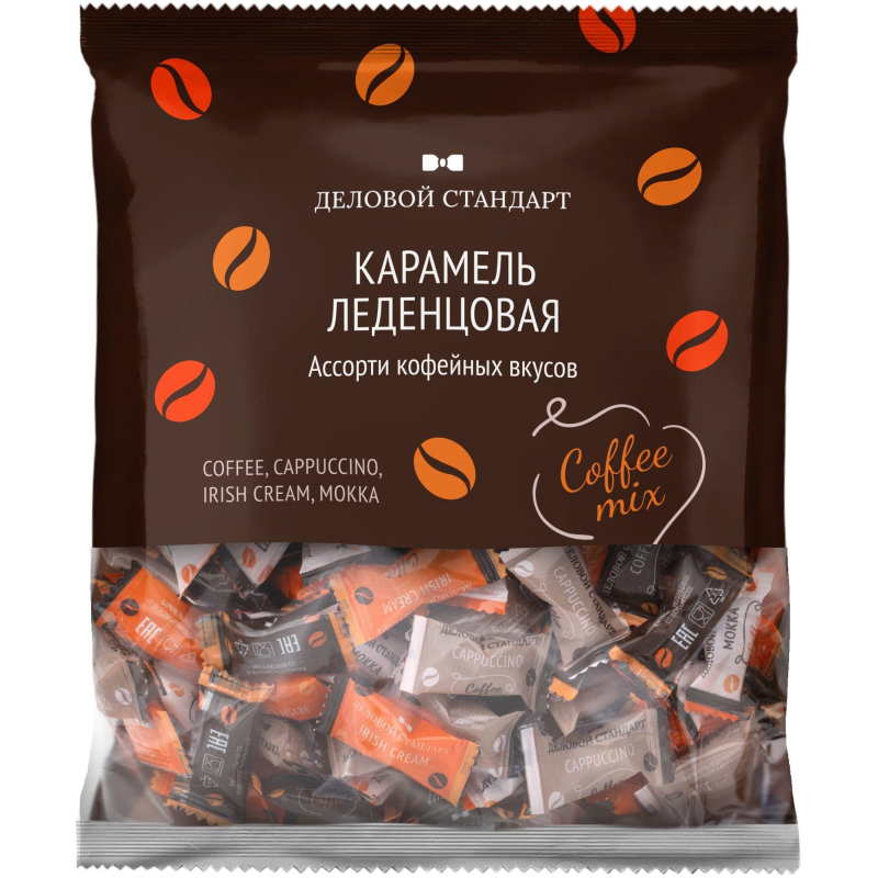 Леденцы Деловой Стандарт Ассорти кофейных вкусов, 500г - фото 1