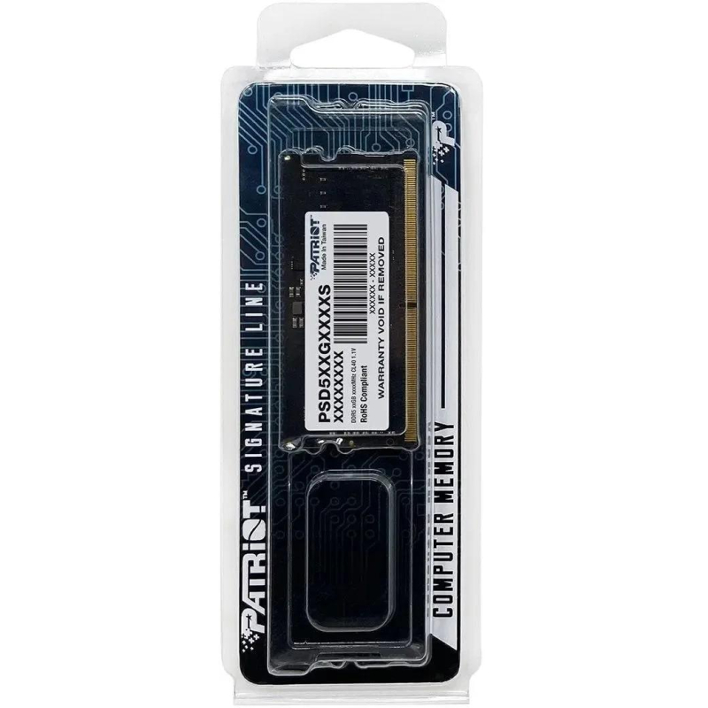 Модуль памяти Patriot SO-DIMM 8GB DDR5 4800Мгц CL40 (PSD58G480041S) - фото 3