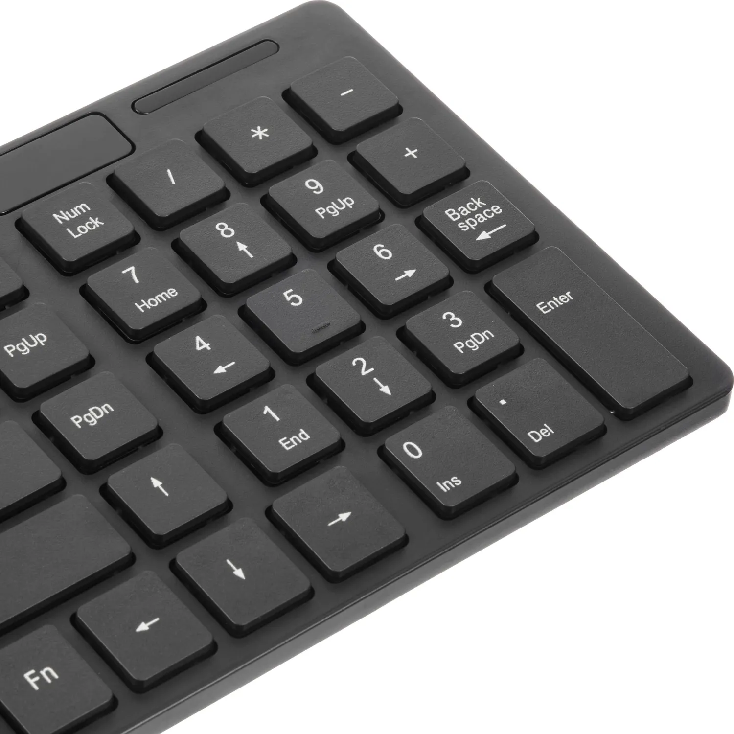 Набор клавиатура+мышь ProMega jet WKMC001 USB WLS RT/2+1ААА/1000dpi/3кн/чер - фото 7