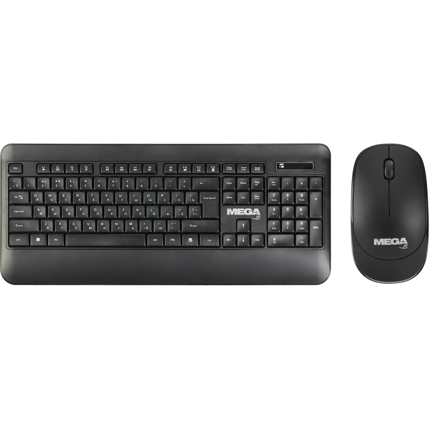 Набор клавиатура+мышь ProMega jet WKMC002 USB WLS RT/1+1 АА/dpi1000/3кн/чер - фото 1