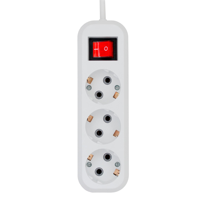 Сетевой фильтр PROGIX SF3PW10 (10м/3А/200Дж/белый) - фото 3