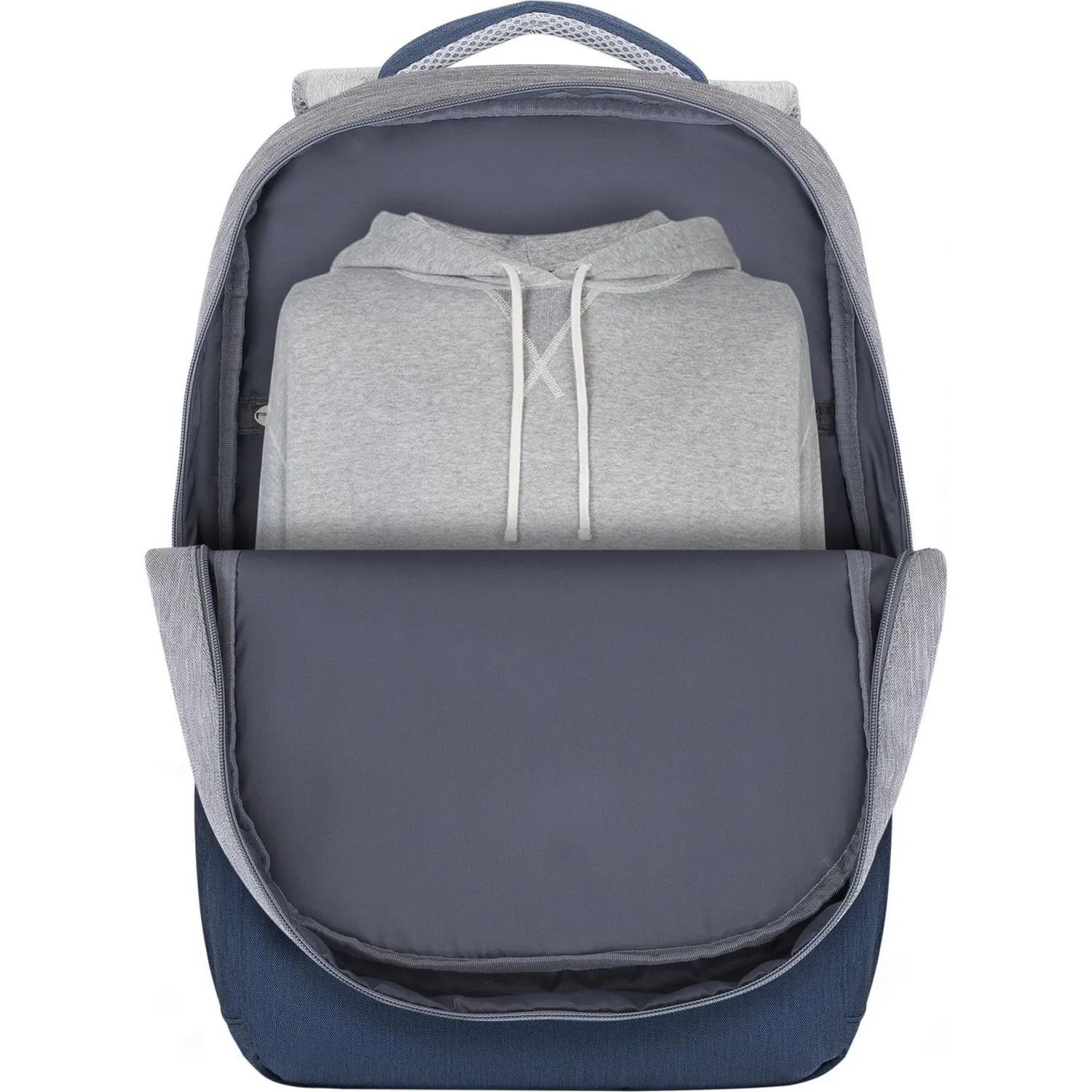 Рюкзак для ноутбука RIVACASE 7567 grey/dark blue 17.3/6 - фото 11
