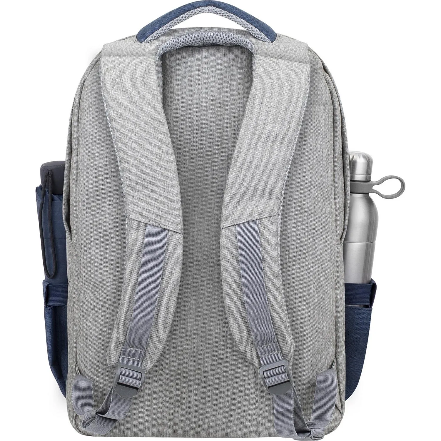 Рюкзак для ноутбука RIVACASE 7567 grey/dark blue 17.3/6 - фото 27