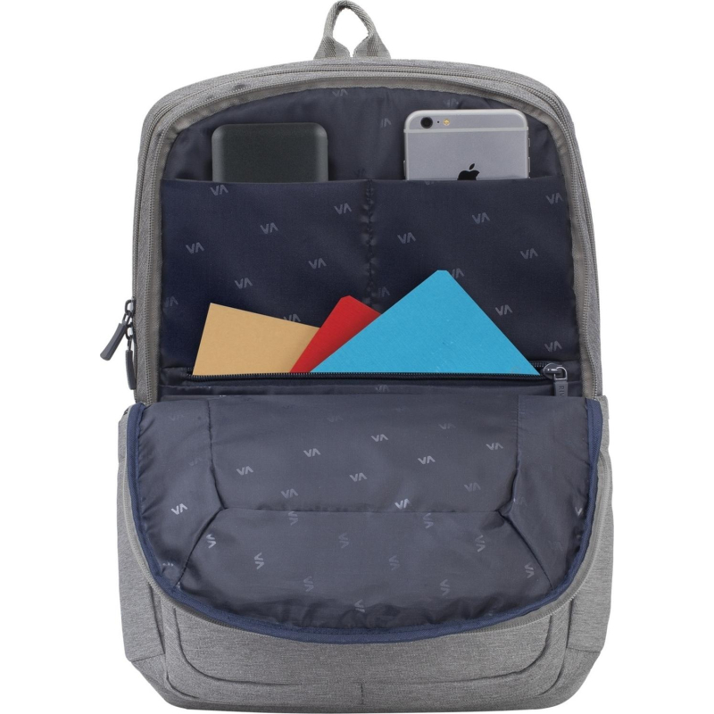 Рюкзак для ноутбука RIVACASE 7760 grey ECO 15.6/6 - фото 5