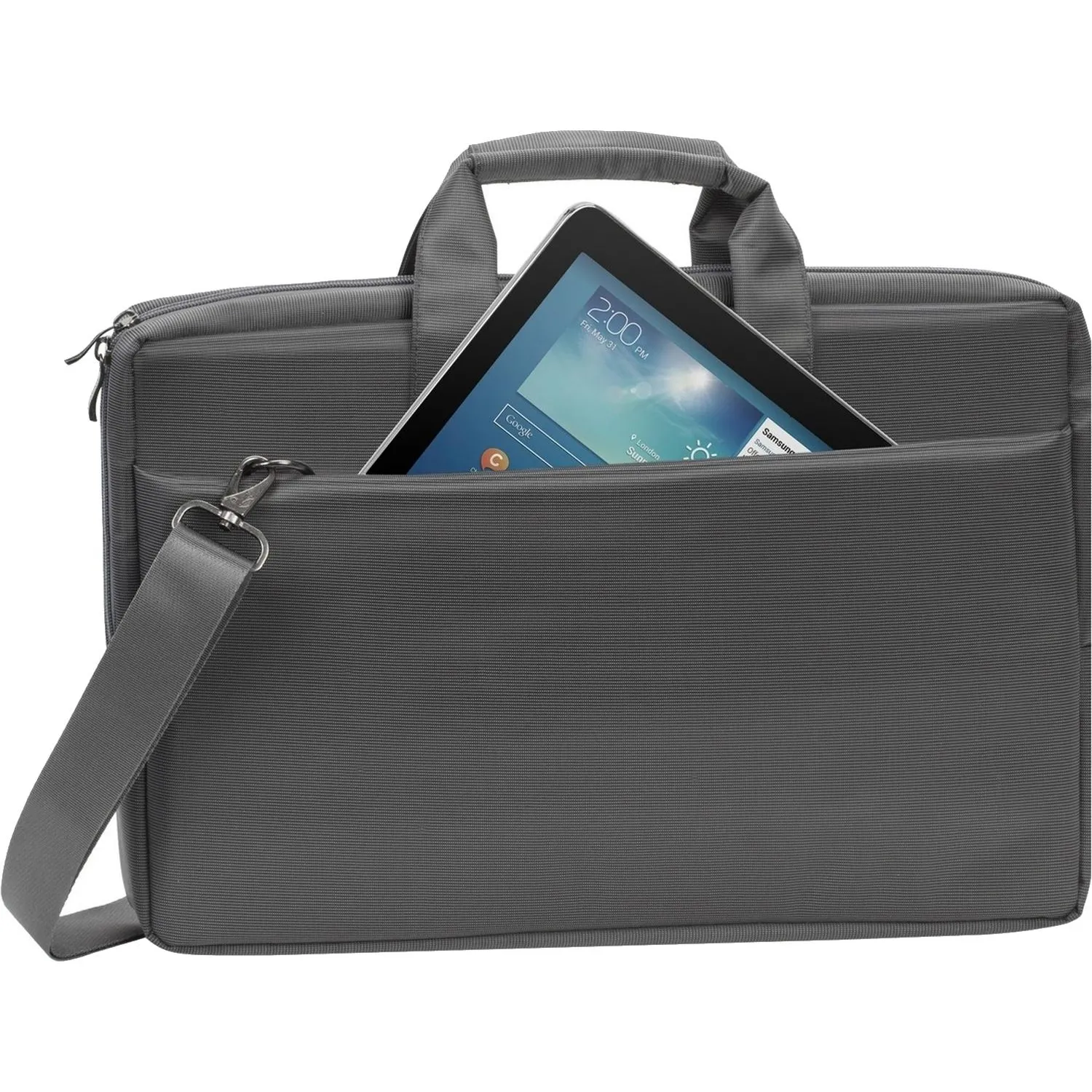 Сумка для ноутбука RIVACASE 8251 grey 17/6 - фото 4