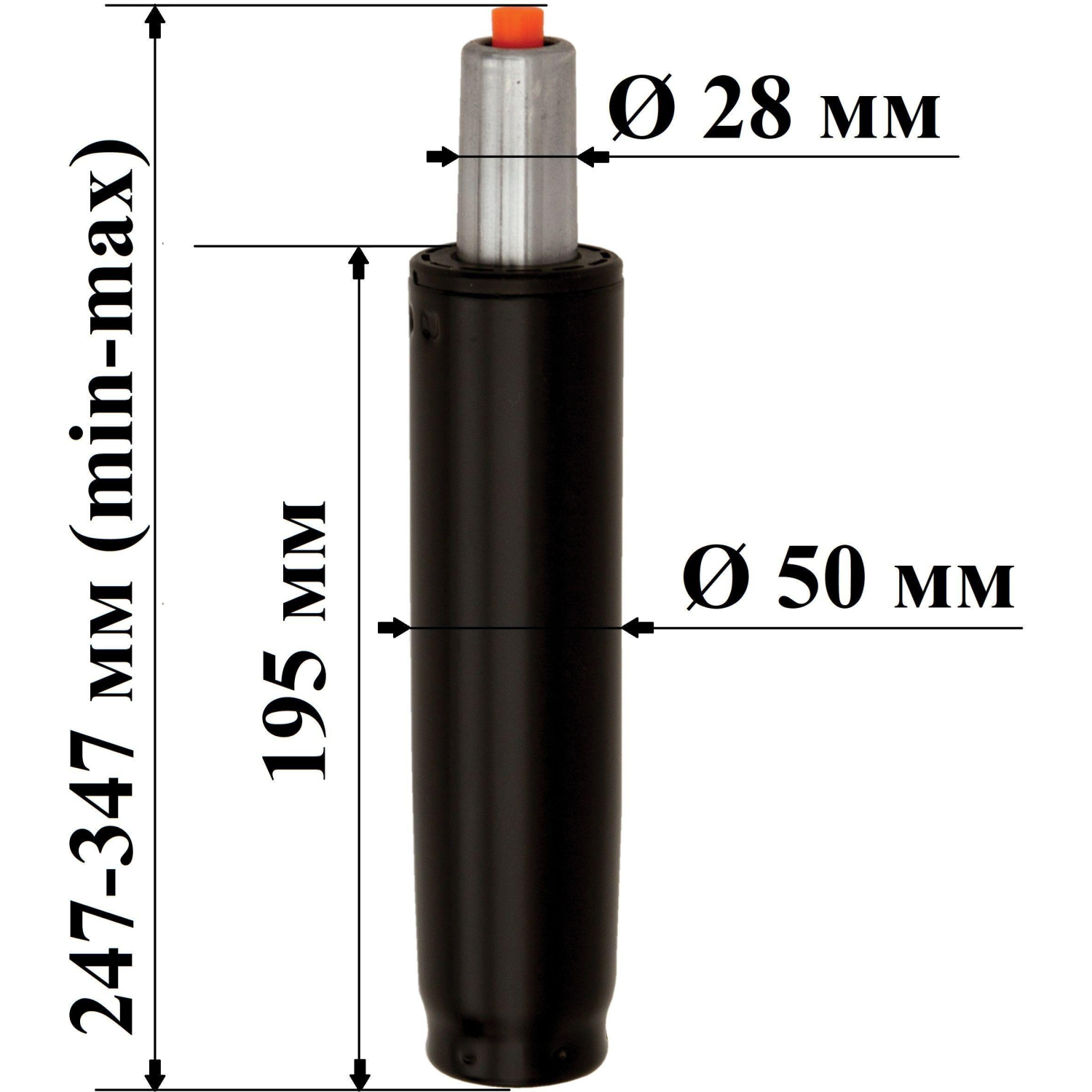 Газлифт для кресла BSL_EChair 100 черный, 2 класс - фото 2