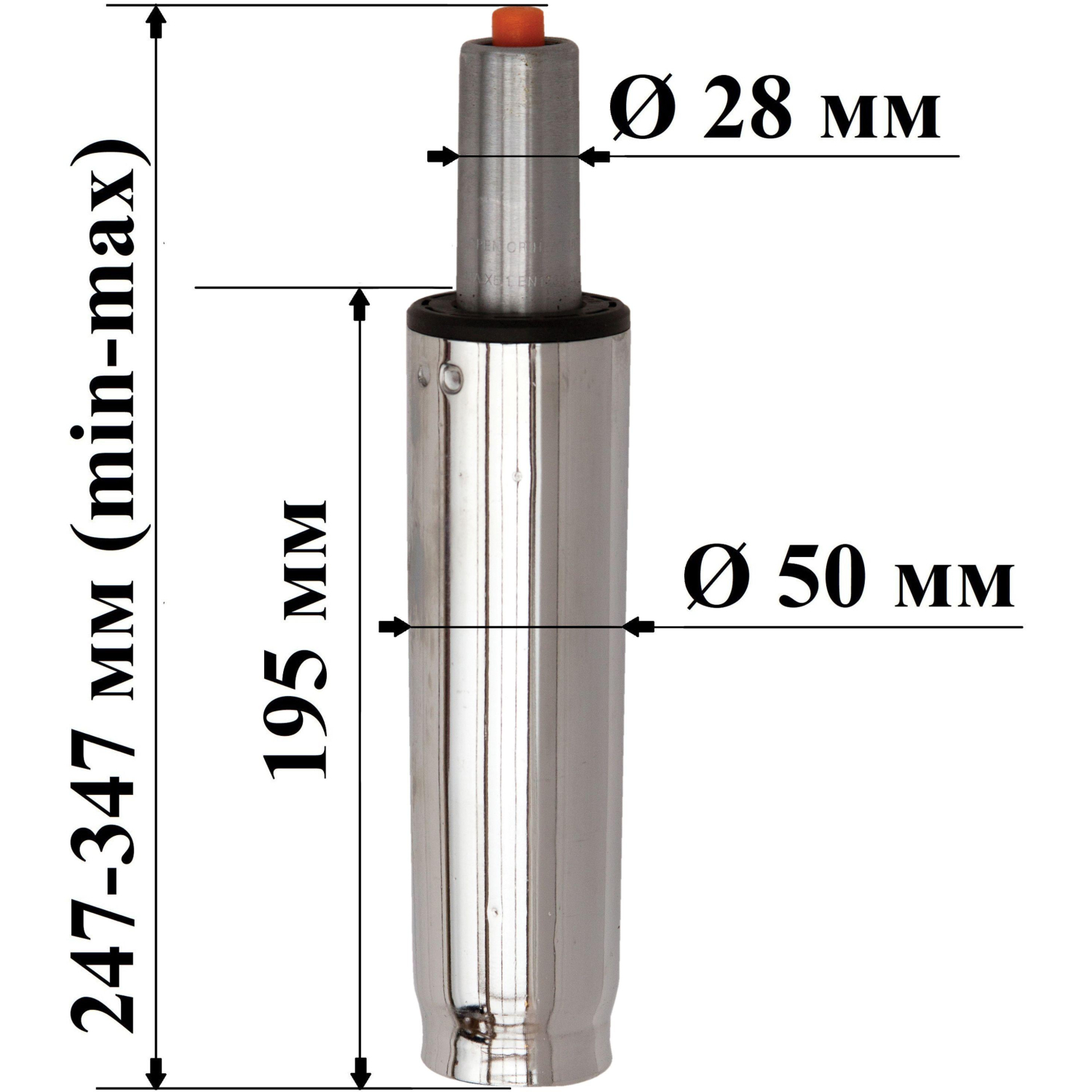Газлифт для кресла BSL_EChair 100 хром, 2 класс - фото 2