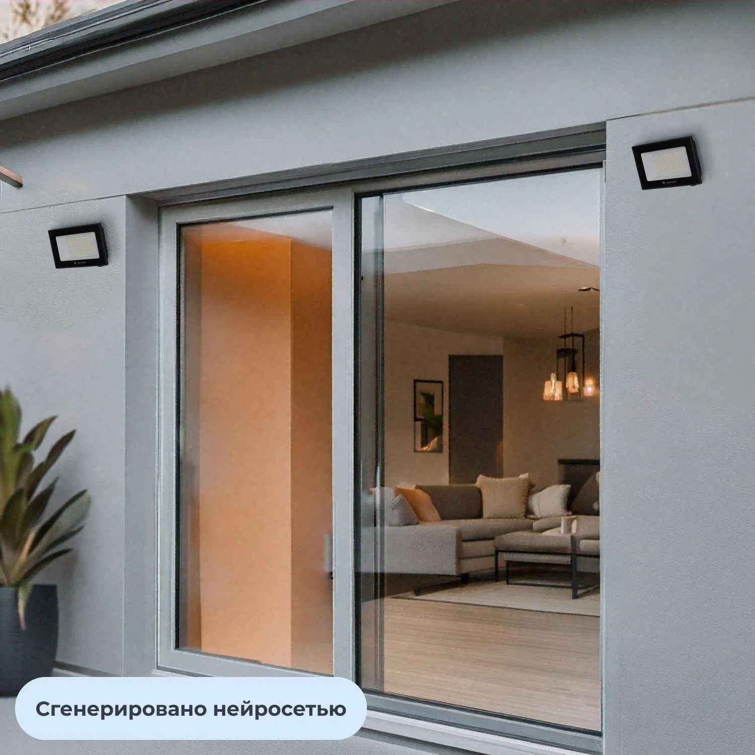 Прожектор светодиодный Topfort LED FL 50W 6500K IP65 - фото 3