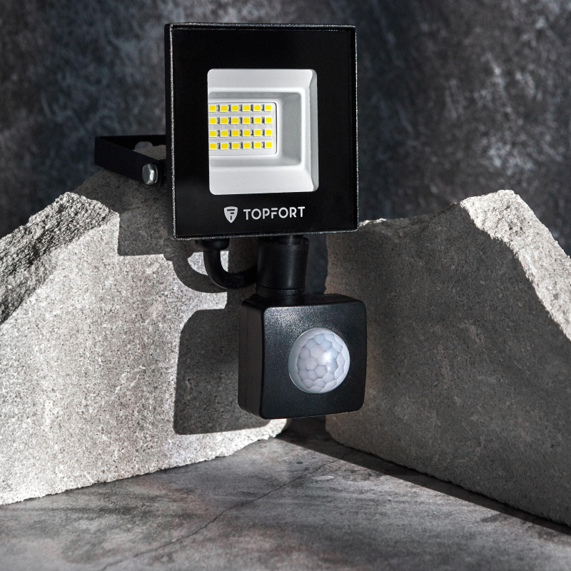 Прожектор светодиодный TOPFORT LED FL MS 20W 6500K 1700Л c датчик. движения - фото 9