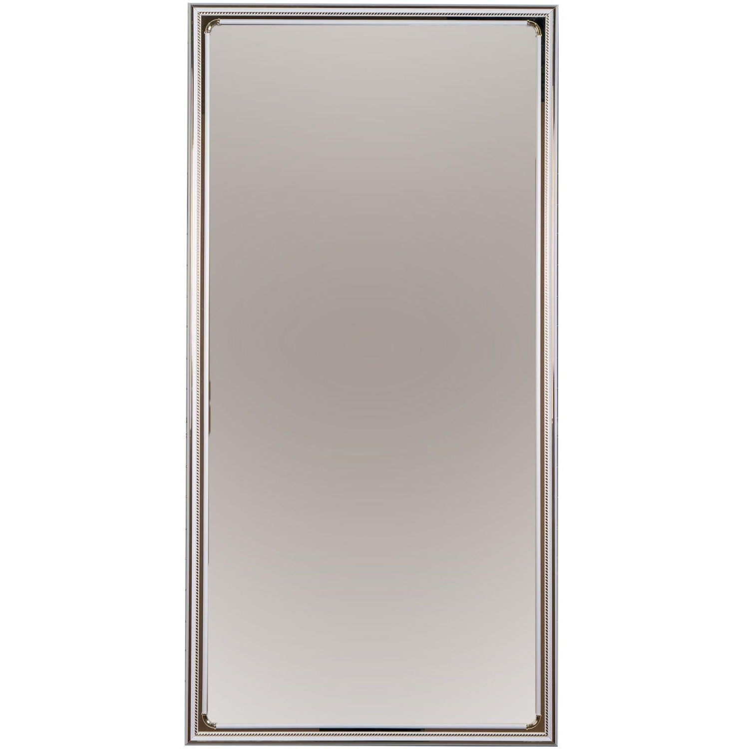 Зеркало МГЛ_ настенное 121Б (600x1200) багет ПВХ белая косичка - фото 2