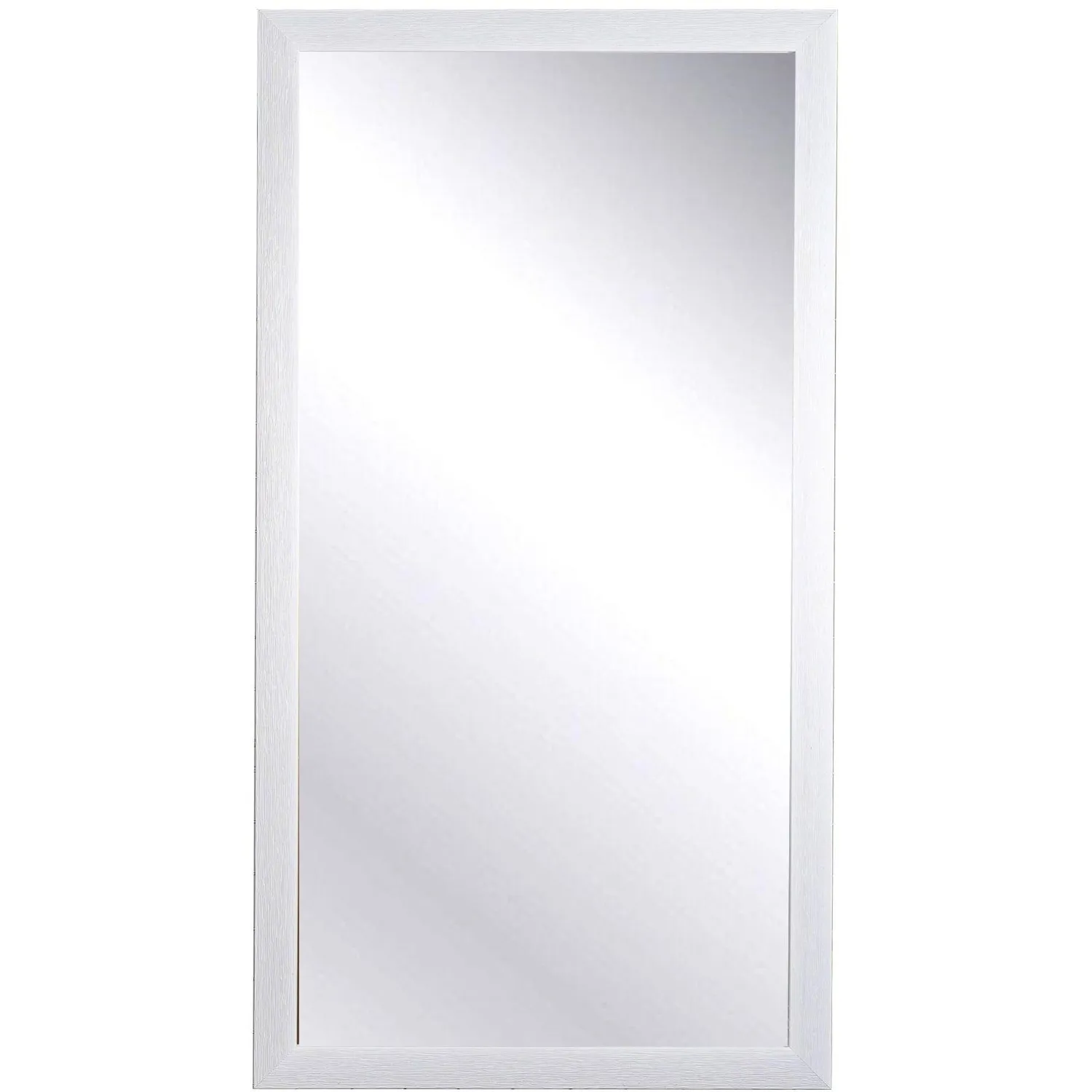 Зеркало МГЛ_ настенное НБ56 (550x1020) багет ПЛС белый - фото 2