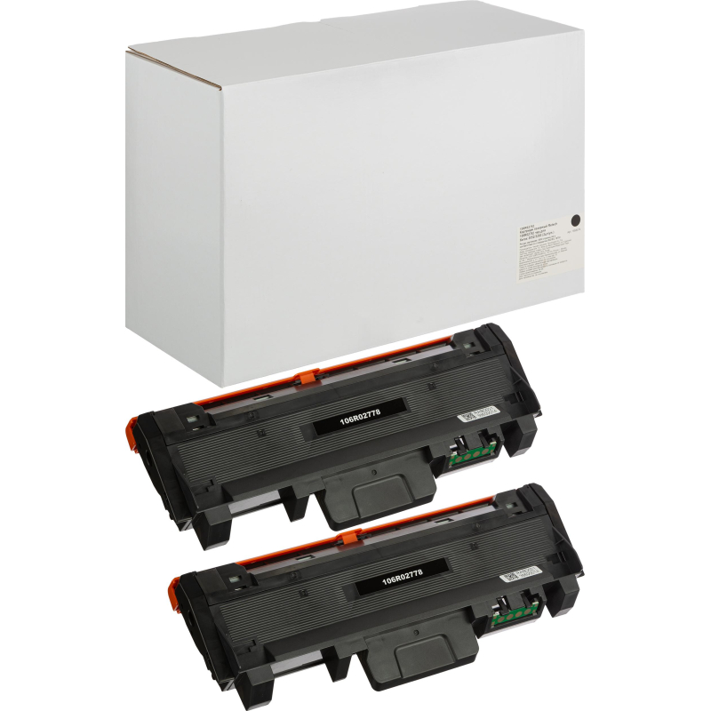Картридж лазерный Retech 106R02782 чер.для Xerox 3052/3260 (2шт/уп.) - фото 1