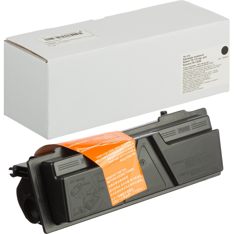 Картридж лазерный Retech TK-170 чер. для Kyocera FS-1320D - фото 1