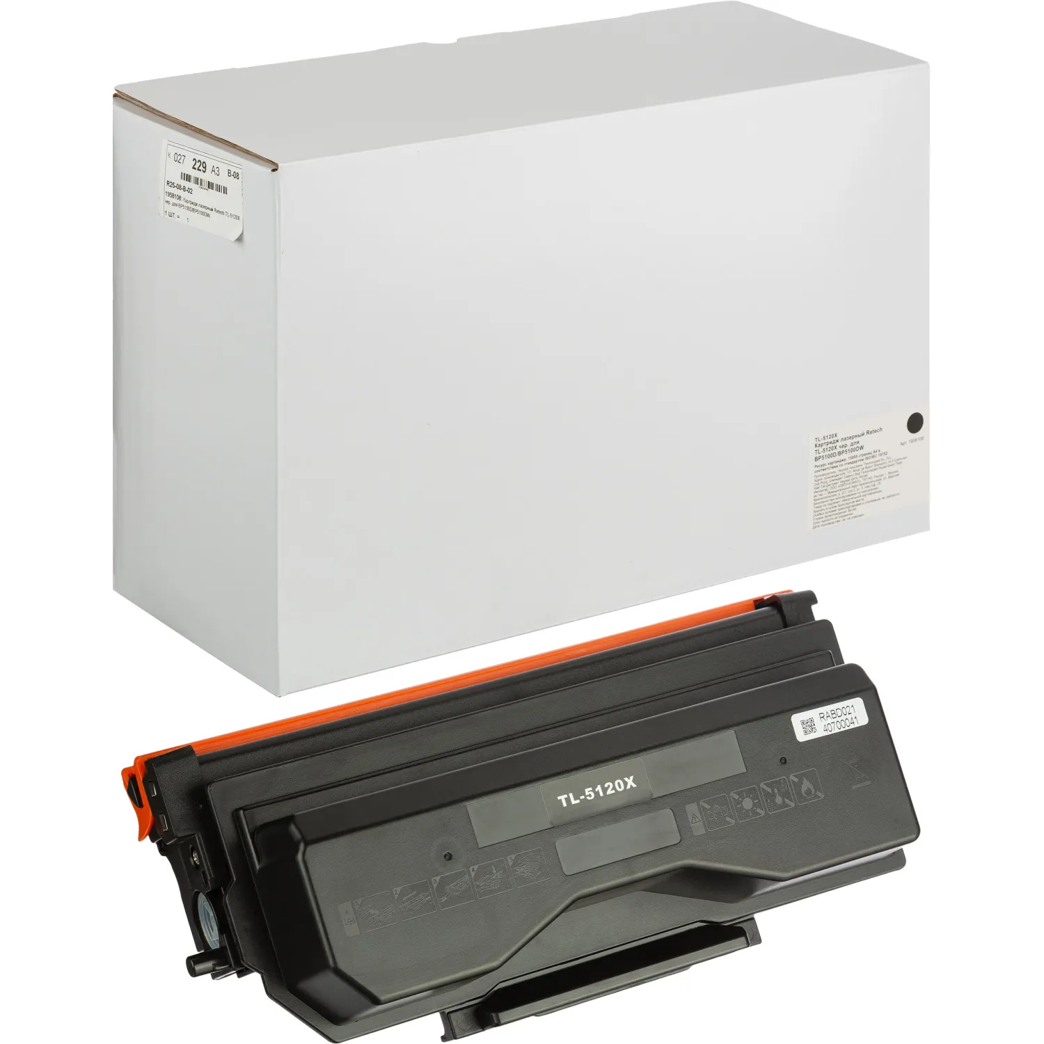 Картридж лазерный Retech TL-5120X чер. для Pantum BP5100D/BP5100DW - фото 1