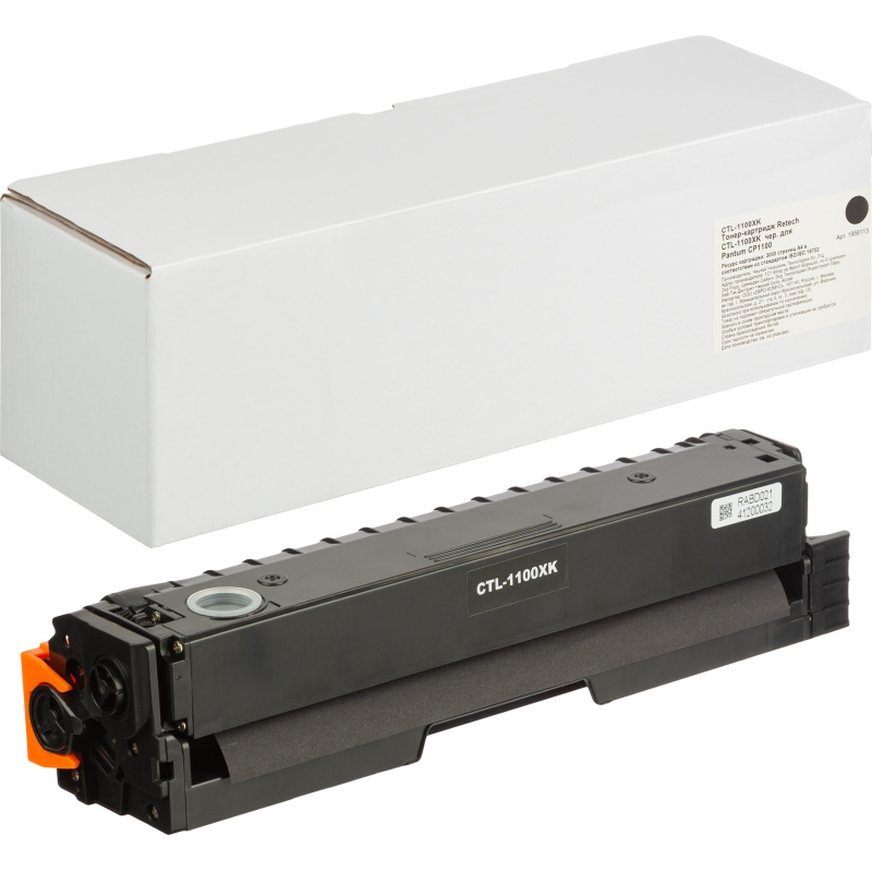 Тонер-картридж Retech CTL-1100XK  чер. для Pantum CP1100 - фото 1