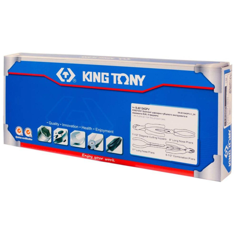 Набор пассатижей и бокорезов, ложемент, 4 предмета KING TONY 9-42144GP - фото 2