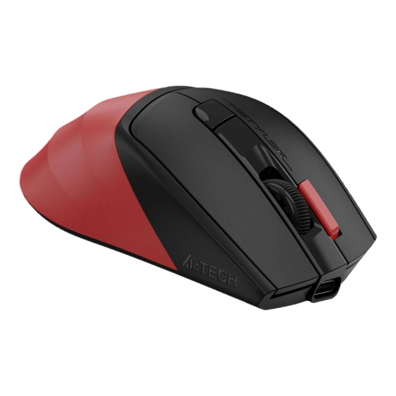 Мышь компьютерная A4Tech Fstyler FG45CS Air красный/черный 2000dpi/WLS USB - фото 3