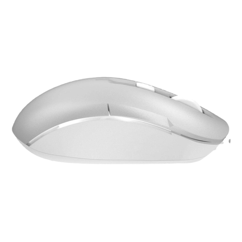 Мышь компьютерная A4Tech Fstyler FM26 серебристый/белый 800-1600dpi/4but - фото 3