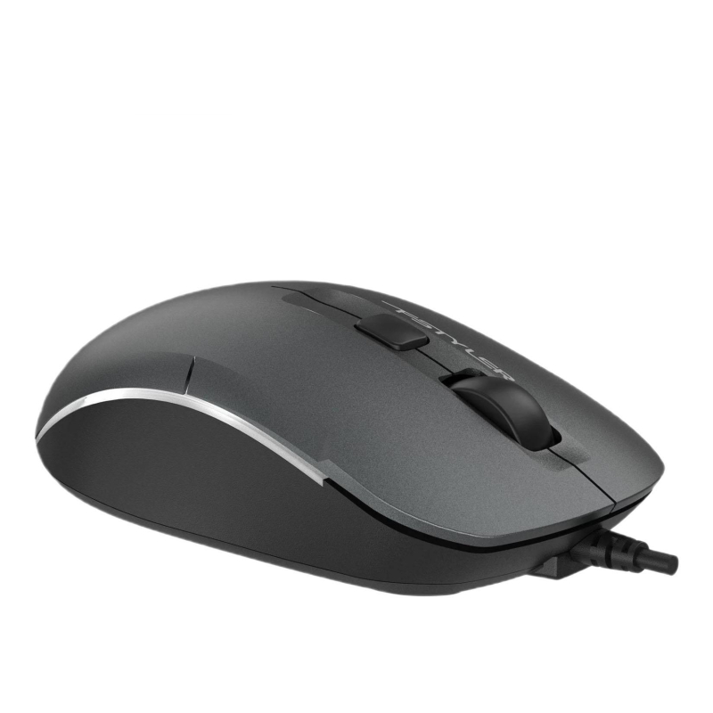 Мышь компьютерная A4Tech Fstyler FM26 серый/черный (800-1600dpi) USB (4but) - фото 4