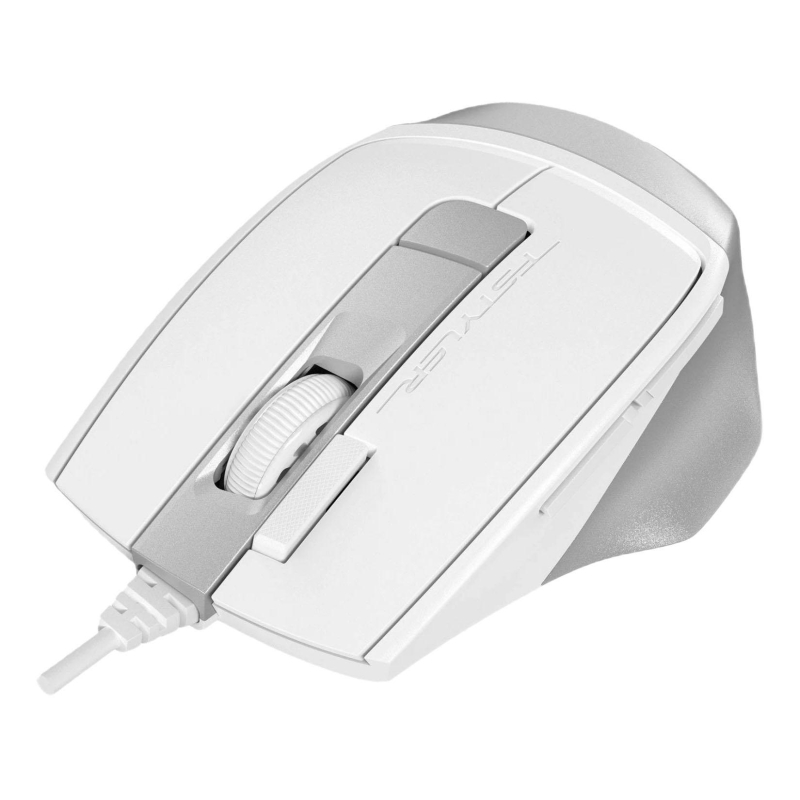 Мышь компьютерная A4Tech Fstyler FM45S Air бел/серебр 2400dpi silent/7but - фото 1