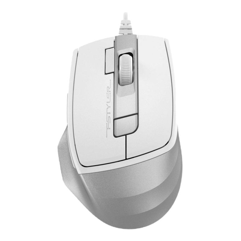 Мышь компьютерная A4Tech Fstyler FM45S Air бел/серебр 2400dpi silent/7but - фото 2