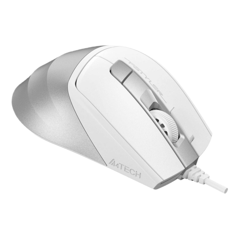 Мышь компьютерная A4Tech Fstyler FM45S Air бел/серебр 2400dpi silent/7but - фото 3