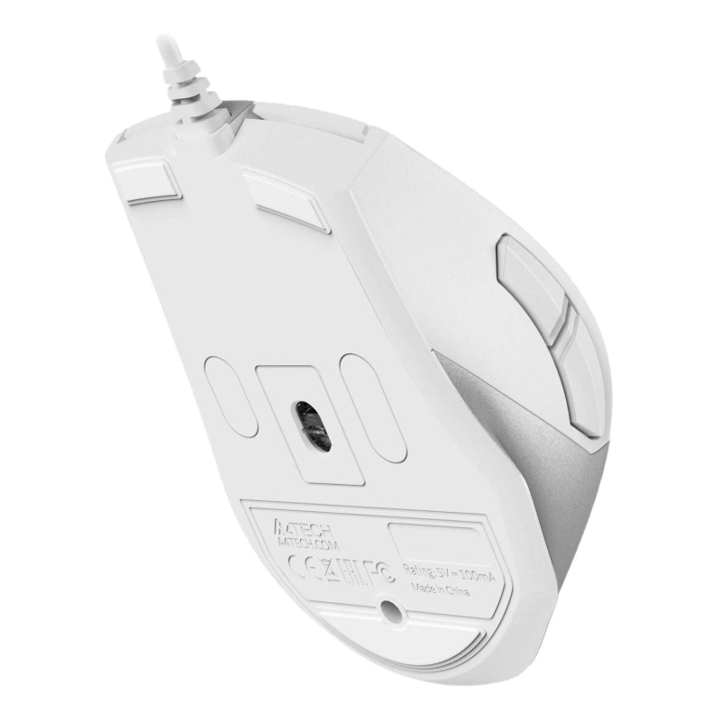 Мышь компьютерная A4Tech Fstyler FM45S Air бел/серебр 2400dpi silent/7but - фото 6