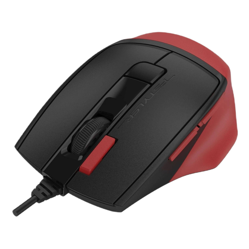 Мышь компьютерная A4Tech Fstyler FM45S Air красный/черн 2400dpi silent/7but - фото 1