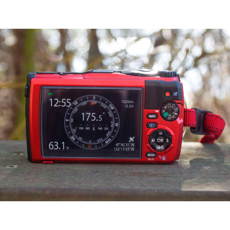 Фотоаппарат OM System Tough TG-7 Red (V110030RU000) - фото 12