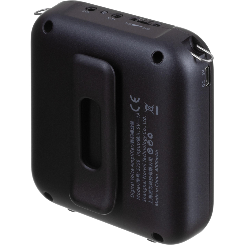 Усилитель голоса Norwii S358 Wired 3,5 мм TRS/5 Вт/ 4000 мАч/USB-C - фото 5