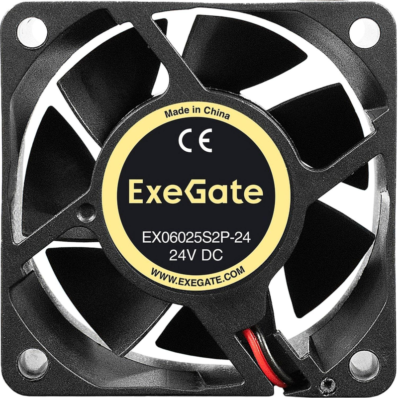 Вентилятор Exegate (EX295204RUS) 24В DC,2pin, 5000RPM, 34.5dBA - фото 2
