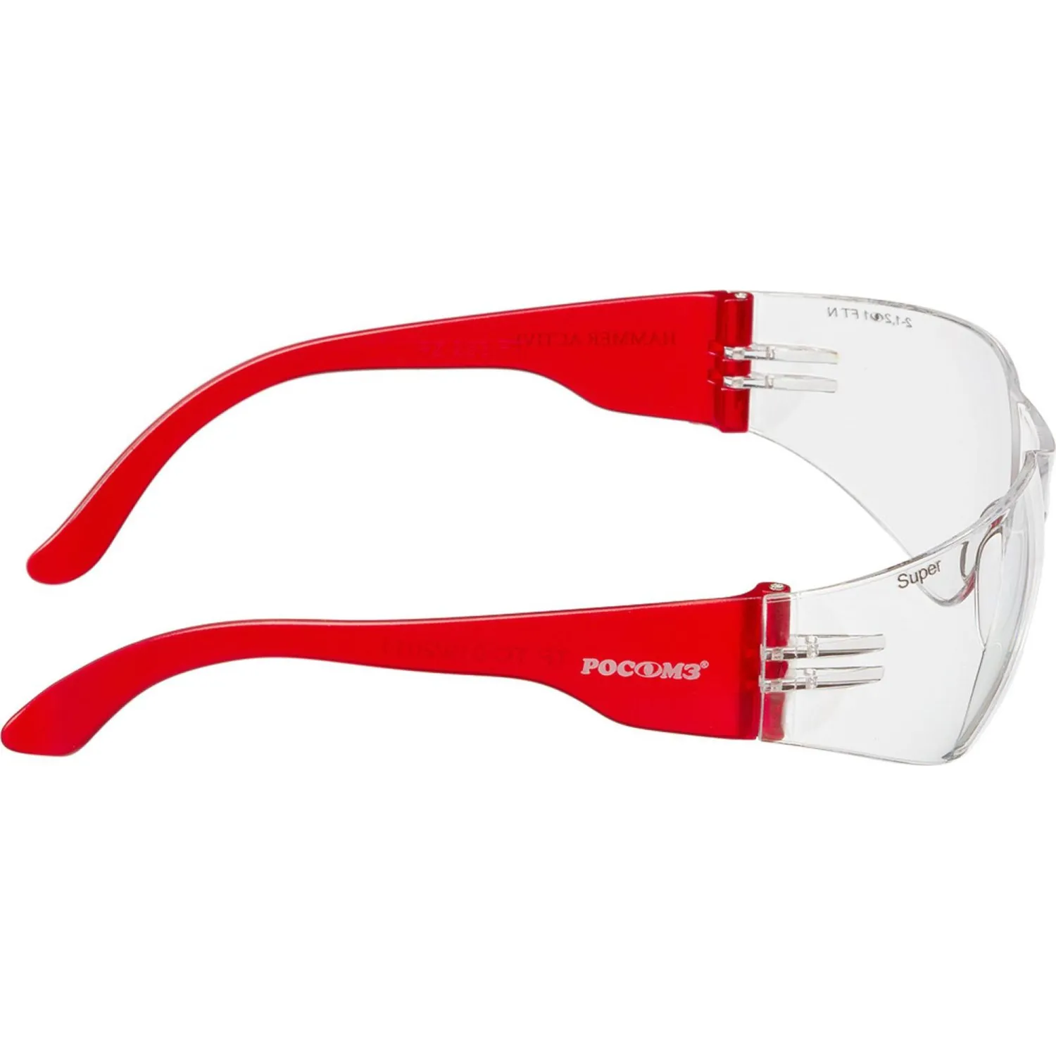 Очки защитные открыт универс РОСОМЗ О15 Hammer Active Super прозрач(11530) - фото 3