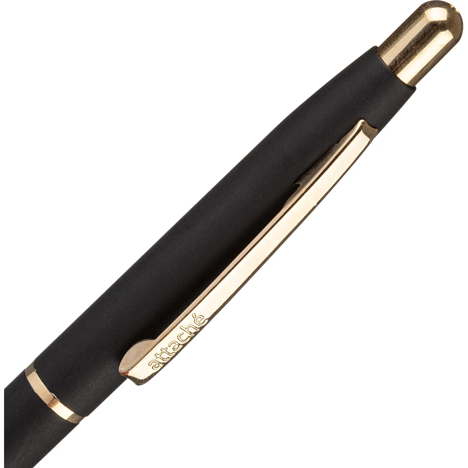 Ручка шариковая автомат. Attache 4007BL автомат.,метал.корпус,черн GT - фото 4