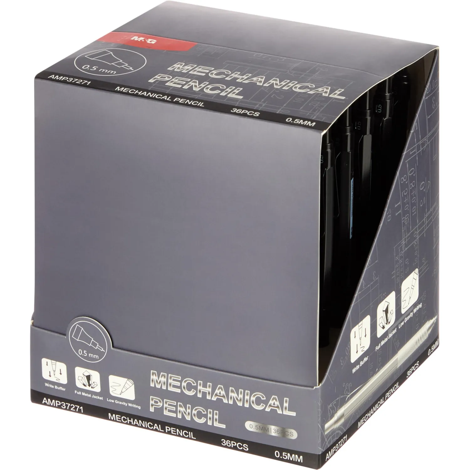 Карандаш механический M&G, 0,5 мм, металл, ассорти - фото 9