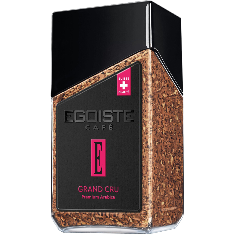 Кофе растворимый EGOISTE с молотым Grand Cru, 95гр ст/б - фото 2