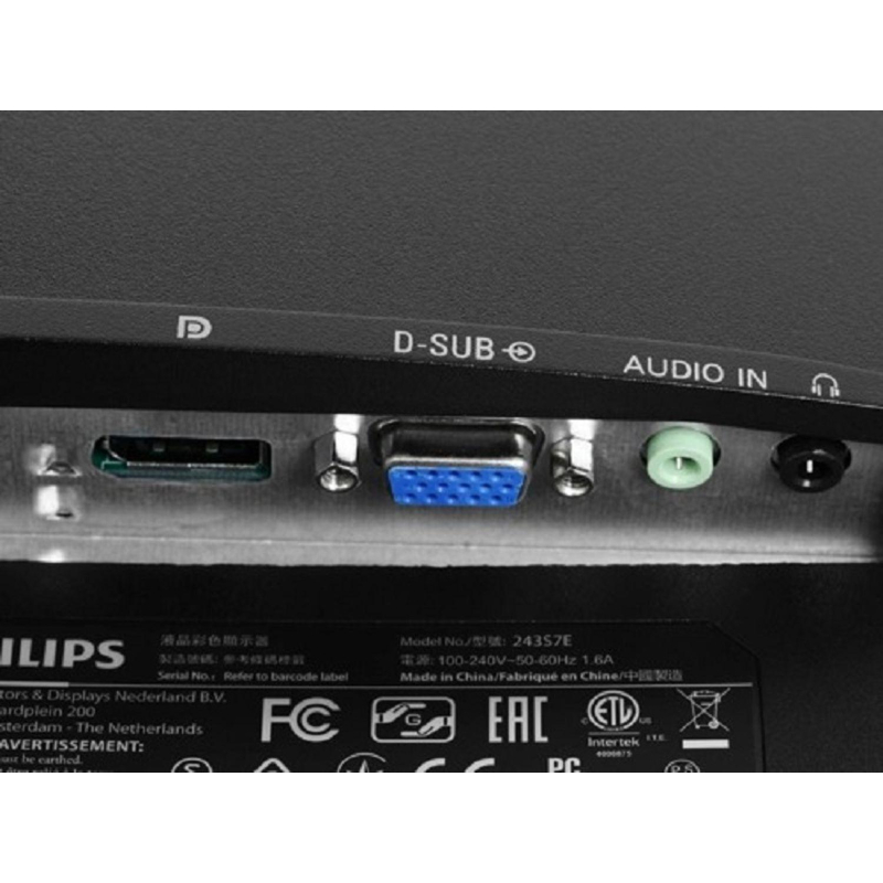 Монитор Philips (243S7EYMB/00) 23.8/FHD/IPS/60Hz/HAS/VGA/DP - фото 6