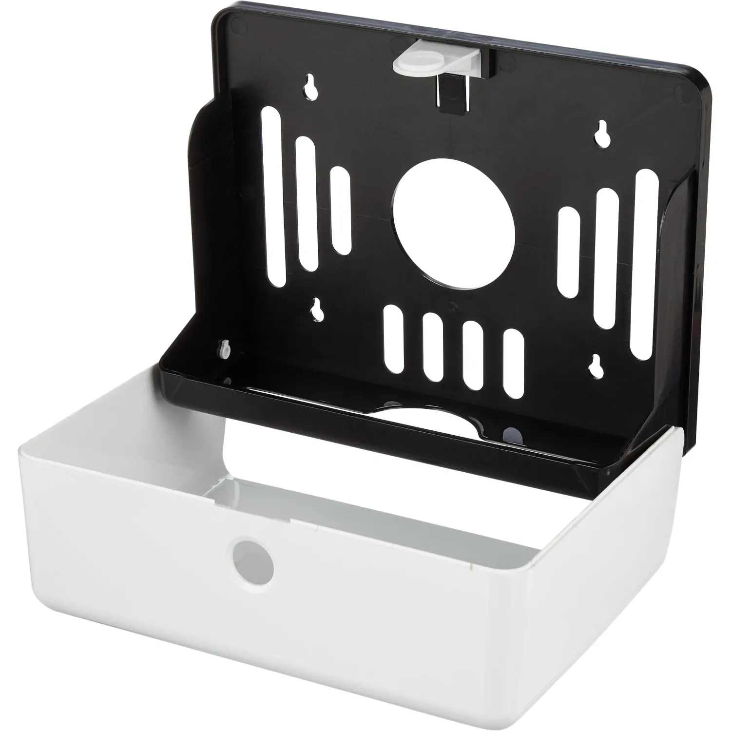 Диспенсер для полотенец лист.10х26х18,5 см. пластик, белый - фото 4