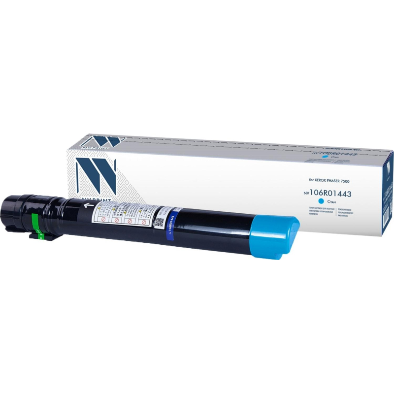 Картридж лазерный NVP NV-106R01443 Cyan для Xerox Phaser 7500 (17800k) - фото 1