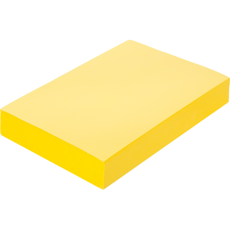 Бумага цветная ProMEGA А4, 80г, желтый интенсив, 500 л/уп - фото 1