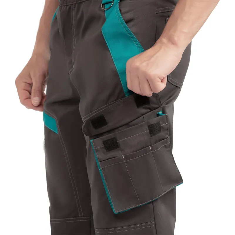 Брюки лет муж TOPFORT Алистер (л36) т.сер/бирюз 128-132/170-176 - фото 6