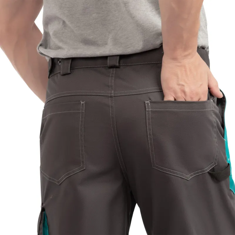 Брюки лет муж TOPFORT Алистер (л36) т.сер/бирюз 128-132/194-200 - фото 10