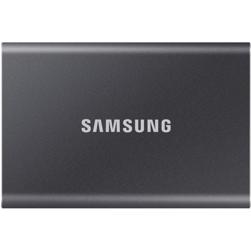 Портативный SSD Samsung T7, 2Tb, Titan Gray (MU-PC2T0T/WW) - фото 1